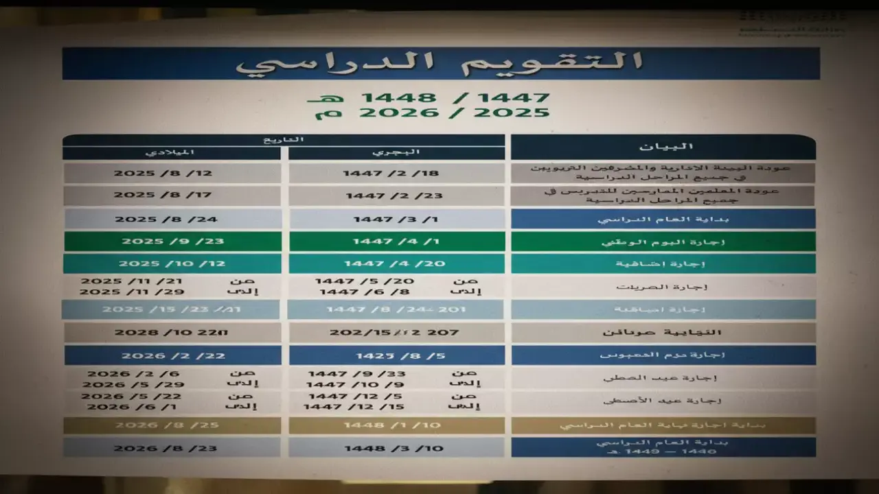 تعديل جديد.. السعودية تحدد دوام المدارس في رمضان 2026